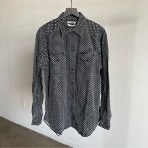 NWT Man X One Teaspoon Django Western Shirt in Fox Black Sz Large